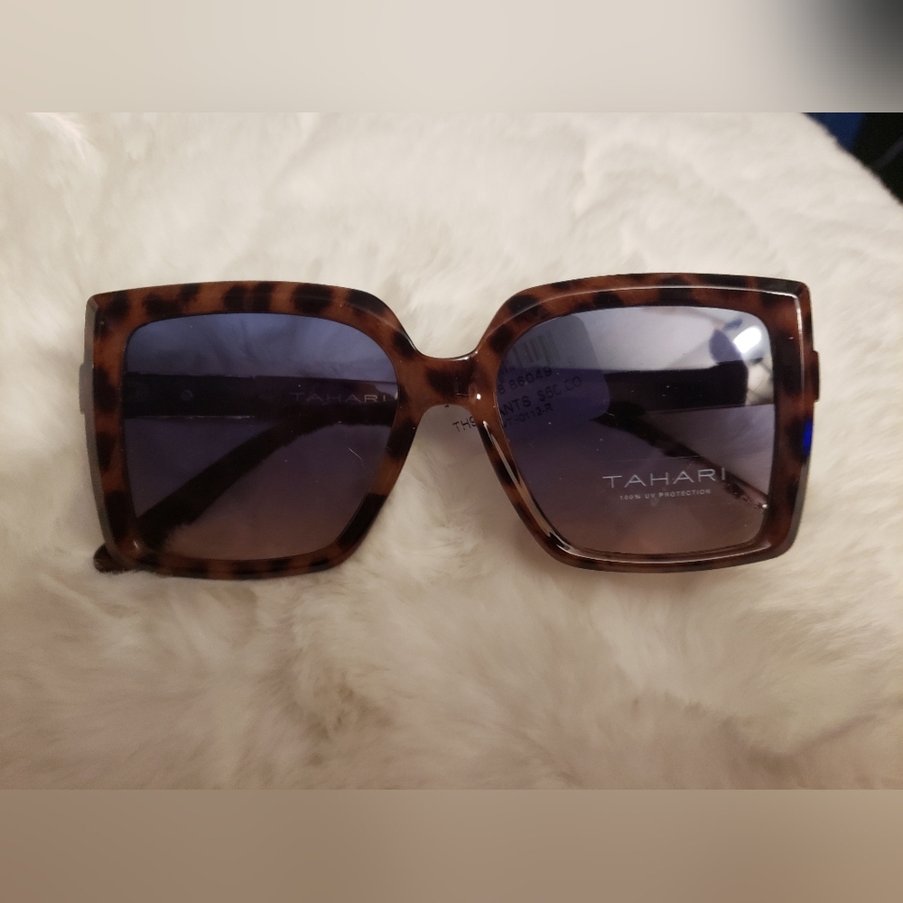 Tahari Brown Tortoise Women's Sunglasses